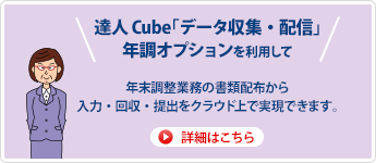 達人Cube「データ収集・配信」年調オプション