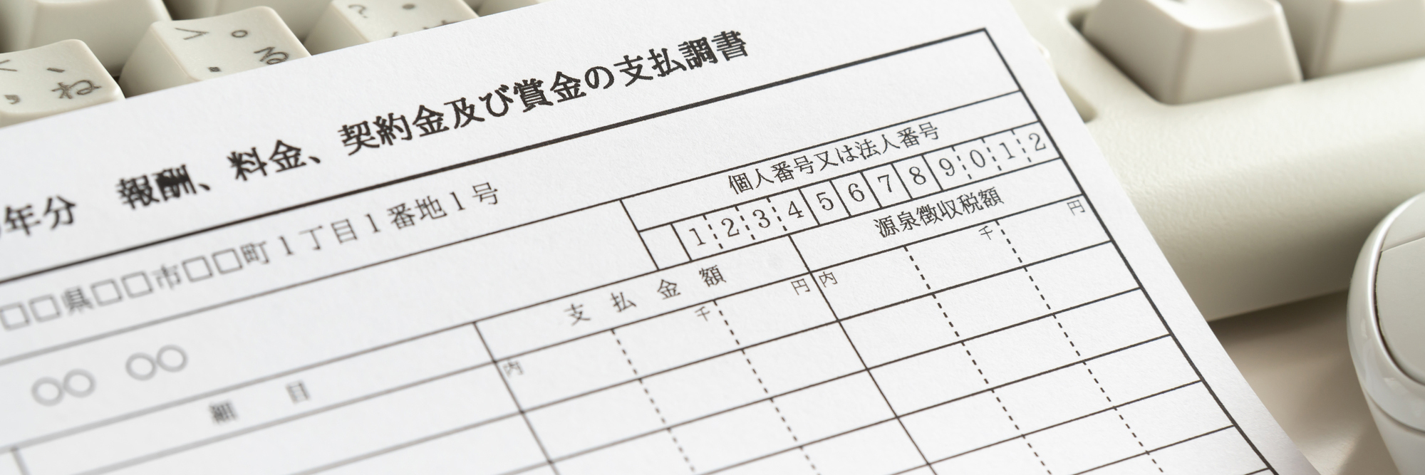 支払調書とは？源泉徴収票との違いや書き方、提出期限を解説